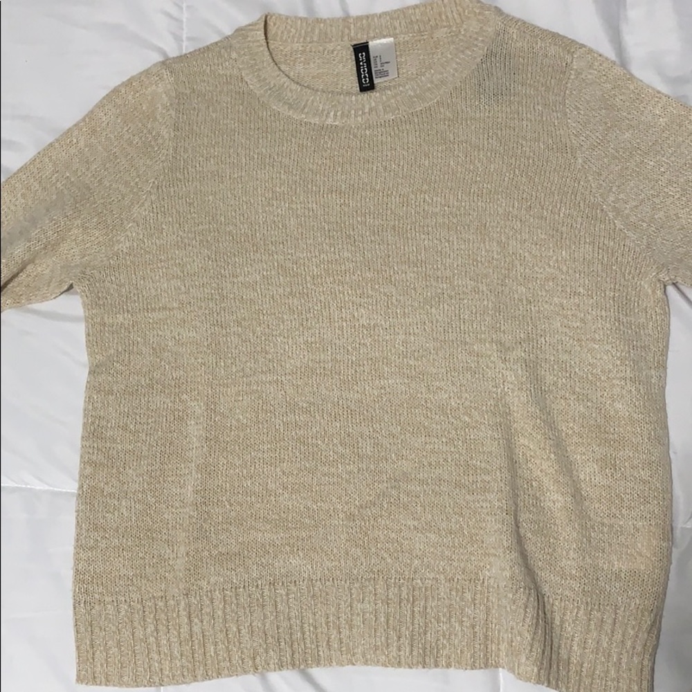 Winter beige sweater